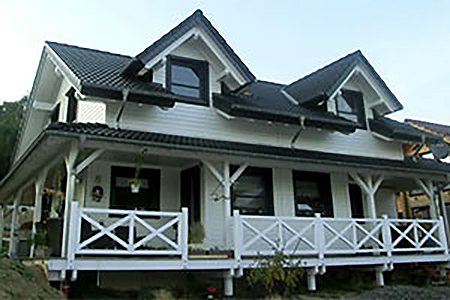 Holzrahmenhaus Amerikanischer Stil